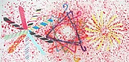 James Rosenquist - More Points on a Bachelor’s Tie (Works on Paper (Drawings, Watercolors etc.)) h: 22 x w: 40 in / h: 55.9 x w: 101.6 cm