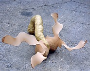 Sarah Lucas - Swan's Way (Textiles) h: 24 x w: 47 x d: 35 in / h: 61 x w: 119.4 x d: 88.9 cm