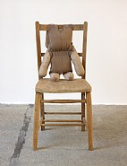 Sarah Lucas - Tit Teddy Make Love (Mixed Media)