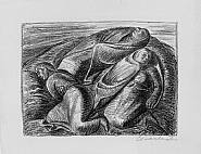 Ernst Barlach - Die Verlassenen (Prints and Multiples) h: 30.9 x w: 42.6 cm / h: 12.2 x w: 16.8 in