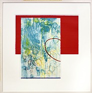 Sam Gilliam - Bluest (Prints and Multiples) h: 26 x w: 25 in / h: 66 x w: 63.5 cm