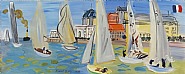 Raoul Dufy - Le bassin de Deauville
