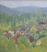 Henri Jean Guillaume Martin - Labastide-du-Vert (Paintings) h: 35.5 x w: 32.4 in / h: 90.2 x w: 82.3 cm