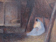 Henri Jean Guillaume Martin - Vierge Dans L’Étable (Paintings)