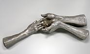 Louise Bourgeois - The Welcoming Hands (Sculptures) h: 7 x w: 35 x d: 17 in / h: 17.8 x w: 88.9 x d: 43.2 cm