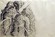 Tony Cragg - Untitled (Works on Paper (Drawings, Watercolors etc.)) h: 31 x w: 45 cm / h: 12.2 x w: 17.7 in