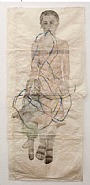 Kiki Smith - Tethered (Works on Paper (Drawings, Watercolors etc.)) h: 183 x w: 81.5 cm / h: 72 x w: 32.1 in