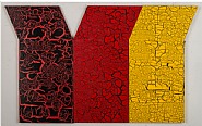 Ed Moses - By By Blk Byrd (Paintings) h: 84 x w: 156 in / h: 213.4 x w: 396.2 cm