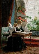 Jean-Léon Gérôme - Jeune Femme et Amour (Paintings)