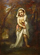 Narcisse Virgile Diaz de la Peña - Jeune Fille dans le Bois (Paintings)