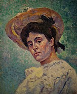Maximilien Luce - Portrait of Philiberte Givort (Paintings)