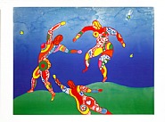 Niki de Saint Phalle - ETUDE POUR LA DANSE (FIRST PRINTING) (Prints and Multiples) h: 22 x w: 29.8 in / h: 55.9 x w: 75.7 cm