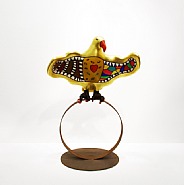 Niki de Saint Phalle - Bird on Ring (Richard) (Sculptures) h: 29.5 x w: 19 x d: 15 in / h: 74.9 x w: 48.3 x d: 38.1 cm