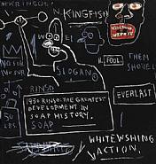 Jean-Michel Basquiat - Untitled (Rinso) (Prints and Multiples) h: 40 x w: 40 in / h: 101.6 x w: 101.6 cm