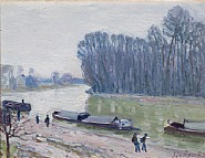 Péniches sur le Loing