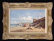 Eugène Galien-Laloue - La grande plage de Biarritz animée (Paintings)