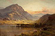 Alfred de Breanski Sr - In North Wales (Paintings) h: 16 x w: 24 in / h: 40.6 x w: 61 cm