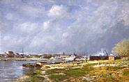 Jean Baptiste Antoine Guillemet - Paris: La Siene a Conflans-Charenton, 1891