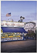 Frederick Brosen - Along the Boardwalk, Coney Island, 2012