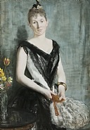 Henri Gervex - Young Woman with a Fan, 1888