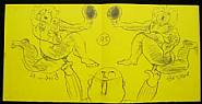 Dieter Roth - Original-Zeichnung (Works on Paper (Drawings, Watercolors etc.)) h: 28.7 x w: 57 cm / h: 11.3 x w: 22.4 in
