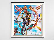 Malcolm Morley - Ring of Fire (Paintings) h: 223.5 x w: 207 cm / h: 88 x w: 81.5 in