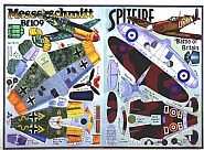 Malcolm Morley - Messerschmitt with Spitfire (Paintings) h: 200.7 x w: 282.8 cm / h: 79 x w: 111.3 in