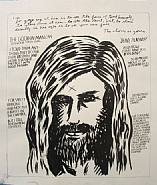 Raymond Pettibon - Untitled (to gaze up at him...) (Works on Paper (Drawings, Watercolors etc.)) h: 15.8 x w: 13.4 in / h: 40.1 x w: 34 cm