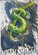 Raymond Pettibon - No Title (from out of the blue) (Paintings) h: 17.2 x w: 11.8 in / h: 43.7 x w: 30 cm
