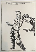 Raymond Pettibon - We Cut a Record... (Works on Paper (Drawings, Watercolors etc.)) h: 13.6 x w: 9.5 in / h: 34.5 x w: 24.1 cm