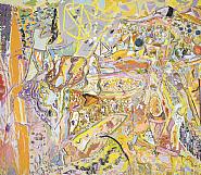 Larry Poons - A Fortune in Solitude (Paintings) h: 81 x w: 93.5 in / h: 205.7 x w: 237.5 cm