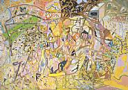 Larry Poons - One Inch Less Wild (Paintings) h: 78.5 x w: 111 in / h: 199.4 x w: 281.9 cm