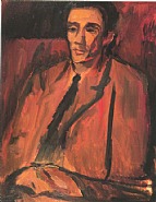 David Bomberg - Portrait of Leslie Marr (Paintings) h: 90 x w: 70 cm / h: 35.4 x w: 27.6 in