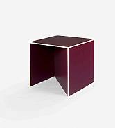 Donald Judd - Stool #2 with angle (Sculptures) h: 19.8 x w: 19.8 x d: 19.8 in / h: 50.3 x w: 50.3 x d: 50.3 cm