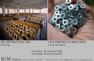 Allan McCollum 'Drawings' / Frères Chapuisat 'Le pari de Pascal'