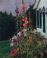 Bill Mitchell's Hollyhocks, Fading Light