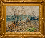 John Fulton Folinsbee - The West Shore (Paintings) h: 24 x w: 30 in / h: 61 x w: 76.2 cm