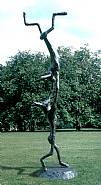 Barry Flanagan - Acrobats (Sculptures) h: 174.2 x w: 65 x d: 49 in / h: 442.5 x w: 165.1 x d: 124.5 cm