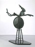 Barry Flanagan - Pirate Wheel (Sculptures) h: 83.9 x w: 78 x d: 30.4 in / h: 213.1 x w: 198.1 x d: 77.2 cm