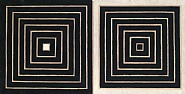 Frank Stella - Malcolm's Bouquet (Paintings) h: 11.1 x w: 22.5 in / h: 28.2 x w: 57.2 cm