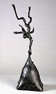 Barry Flanagan - Acrobat on Pyramid (Sculptures) h: 38 x w: 18.5 x d: 15.8 in / h: 96.5 x w: 47 x d: 40.1 cm