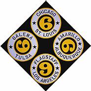 Robert Indiana - <!--1-->US 66 (Cities) (Paintings)
