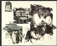 Robert Rauschenberg - Big and Little Bullys (Ruminations) (Prints and Multiples) h: 45 x w: 57 in / h: 114.3 x w: 144.8 cm