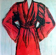 Jim Dine - Blue Robe (Prints and Multiples) h: 73 x w: 72.8 in / h: 185.4 x w: 184.9 cm