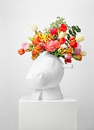 Jeff Koons - Split Rocker (Sculptures) h: 14 x w: 15.8 x d: 13 in / h: 35.6 x w: 40.1 x d: 33 cm
