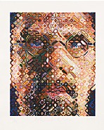 Chuck Close - Self-Portrait Woodcut (Prints and Multiples) h: 35.5 x w: 28.5 in / h: 90.2 x w: 72.4 cm