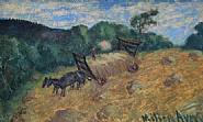 Milton Avery - Haywagon (Paintings) h: 18 x w: 30 in / h: 45.7 x w: 76.2 cm