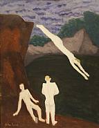 Milton Avery - Quarry Bathers (Paintings) h: 36 x w: 28 in / h: 91.4 x w: 71.1 cm
