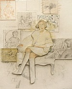 Larry Rivers - Drawn From The Collection (Prints and Multiples) h: 40.5 x w: 33.5 in / h: 102.9 x w: 85.1 cm
