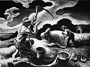 Thomas Hart Benton - Island Hay (Prints and Multiples) h: 10 x w: 12.6 in / h: 25.4 x w: 32 cm